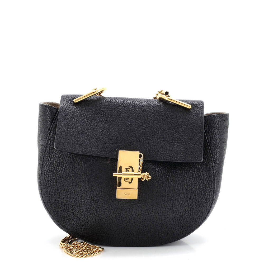 Chloe Small Drew Crossbody Bag Leather